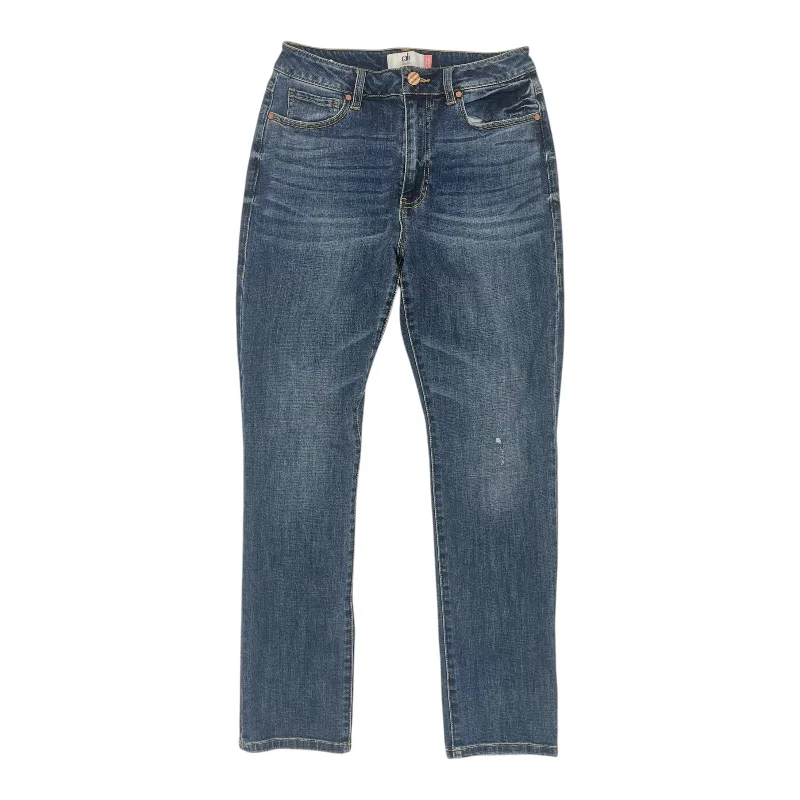 Jeans Straight By Cabi In Blue Denim, Size:6