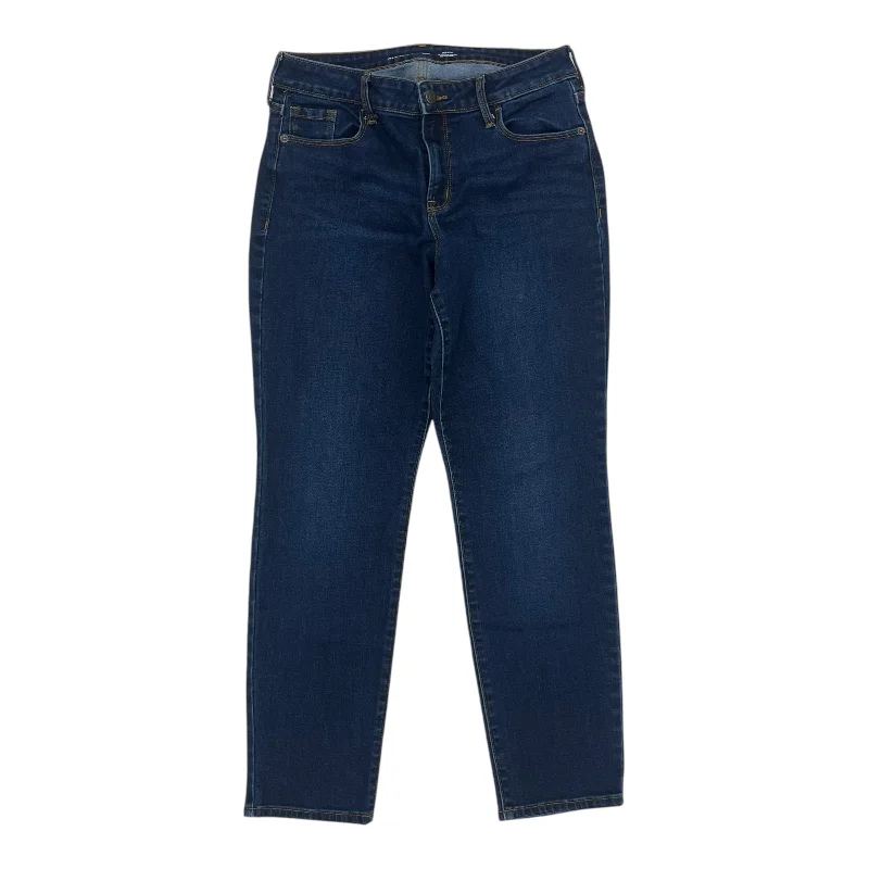 Jeans Straight By Old Navy In Blue Denim, Size:10P